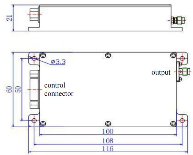 V-type Acousto-optic Q-switch Driver package V